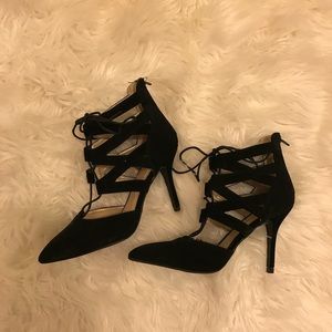 Black tie heels